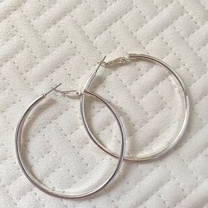 Silver Hoop Earrings